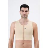 Lipoteks Erkek Jinekomasti Kısa Korse CM01 - Bej - Ten - XS