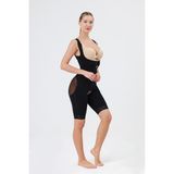 Lipoteks Göğüs Altı Dizüstü Sırtı Kapalı Bbl Korse - 2XL - 0 Siyah