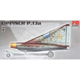 Lippisch P.13a Ramjet Pm Model Savaş Uçağı Demonte Plastik Maketi