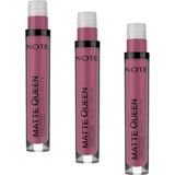 Lipstick 20 Passionate Kalıcı Likit Ruj Mor 3 Paketi