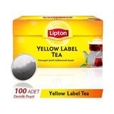 Lipton 100 Adet Yellow Label Demlik Poşet Çay 3,20 gr Yumuşak İçimli Lezzetli Çay