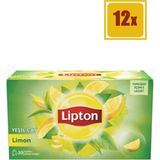 Lipton Bardak Poşet Bitki Çayı Limonlu Yeşil Çay 20'li 12'li Set
