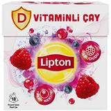 Lipton D Vitaminli 18'li Ahududu ve Yaban Mersini Aromalı Bardak Poşet Çayı
