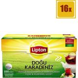 Lipton Demlik Poşet Çay Doğu Karadeniz 100'LÜ 16'lı Set