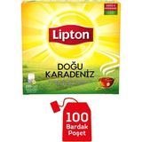 Lipton Doğu Karadeniz 100'lü Bardak Poşet Çay Doğal ve Katkısız Bergamot Aromalı Çay