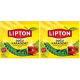 Lipton Doğu Karadeniz Bergamot Aromalı Bardak Süzen Poşet Siyah Çay, 100'lü (2 paketi)