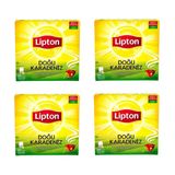 Lipton Doğu Karadeniz Bergamot Aromalı Bardak Süzen Poşet Siyah Çay 100'Lü Paket X 4 Adet