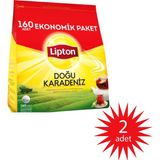 Lipton Doğu Karadeniz Demlik Poşet Çay 160'lı Bergamot Aromalı 2'li Paket 160 X 2 320 Demlik Poşet