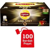 Lipton Earl Grey 100lü Bardak Poşet Çay 2gr Ferahlatıcı Lezzet ve Bitki Çayı Özelliği