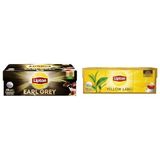 Lipton Earl Grey Bergamot Aromalı Demlik Poşet Çay 48'li Paket ve Lipton Yellow Label Demlik Poşet Çay 48'li Paket