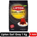 Lipton Earl Grey Bergamot Aromalı Siyah Çay 1 Kg 9 Paket