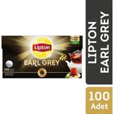 Lipton Earl Grey Demlik Poşet Çay 100'lü Sade Bergamot Aromalı Lezzet Sunar