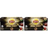 Lipton Earl Grey Demlik Süzen Poşet Bergamot Aramolı Siyah Çay 100'lü Paket (2 paketi)