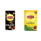 Lipton Earl Grey Dökme Bergamot Aromalı Siyah Çay Özel Seri 500 G ve Lipton Doğu Karadeniz Dökme Çay, 1000 g
