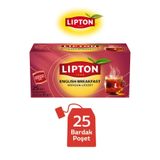 Lipton English Breakfast Siyah Bardak Poşet Çay 25li