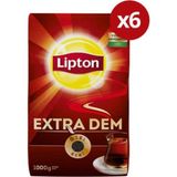 Lipton Extra Dem Siyah Çay 6 × 1000 gr Yoğun Aroma ve Kalite ile Özel Serisi Türkiye Menşeli