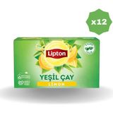 Lipton Limonlu Yeşil Çay 20'li - (12 Adet)