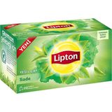 Lipton Sade Yeşil Bardak Poşet Çay 20 x 2 Gr. Onikili Set
