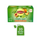 Lipton Şeftali Ve Bergamot Aromalı Yeşil Çay 20Li X 12 Adet