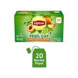 Lipton Şeftali ve Bergamot Aromalı Yeşil Çay 20li