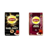 Lipton Seti | Earl Grey Dökme Bergamot Aromalı Siyah Çay Özel Seri 1000 GR x1 + Tiryaki Harmanı 1000g x1