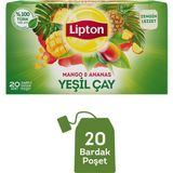Lipton Tropikal Yeşil Çay, 20'li