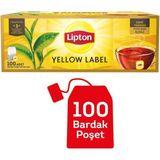 Lipton Yellow Label Bardak Poşet Çay 100'lü 2gr Bitki Çayı Özelliği ile Ferahlatıcı Lezzet