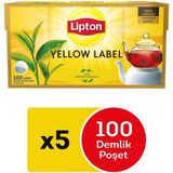 Lipton Yellow Label Demlik Poşet Çay 100 x 3,2 gr - 5'li Set