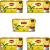 Lipton Yellow Label Demlik Poşet Çay 100'lü 5 Paket (500 Adet)