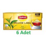 Lipton Yellow Label Demlik Poşet Çay 100'Lu 6 Adet