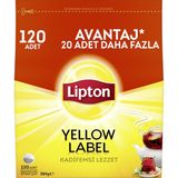 Lipton Yellow Label Demlik Poşet Çay 120'LI 384 G (6'li Paket)