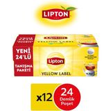 Lipton Yellow Label Demlik Poşet Çay 24LÜ x 12 Adet