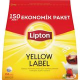 Lipton Yellow Label Demlik Süzen Poşet Siyah Çay 150'li Sade İçerik ile Ekonomik Paket