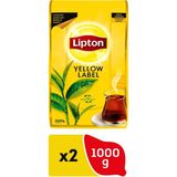 Lipton Yellow Label Dökme Çay Siyah Çay Aroması 1000 gr x 2 Adet Yumuşak İçimli