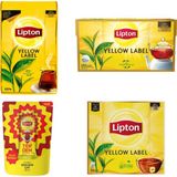 Lipton Yellow Label Serisi (Dökme 1000 gr + Demlik 100LÜ + Bardak 100LÜ + Tek Dem 10LU) - 1 kg