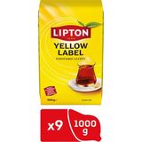 Lipton Yellow Label Siyah Çay 1000 gr (9 Adet) Kaliteli Dökme Çay Aroması ile