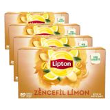 Lipton Zencefil Ve Limon Bardak Poşet Bitki Çayı 80'li Paket