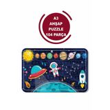 Lipyos Astranot Uzay ve Gezegener A3 104 Parça Puzzle, Oyuncak, Yapboz
