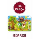 Lipyos Çiftçi Ve Sevimli Çiftlik Hayvanları A3 104 Parça Puzzle, Oyuncak, Yapboz