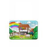 LİPYOS Çiftlik Ve Çiftlik Hayvanları A3 104 Parça Puzzle, Oyuncak, Yapboz A3 1391