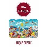 Lipyos Itfaiye, Gemi, Helikopter, Polis Araçları 104 Parça Puzzle