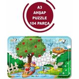 Lipyos Kaz Ördekler ve Biz A3 104 Parça Puzzle, Oyuncak, Yapboz