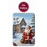 LİPYOS Noel Baba, Kardan Adam, Yılbaşı, Hediyelik 104 Parça Puzzle 104-1705