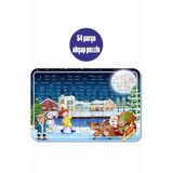 LİPYOS Noel Baba, Kardan Adam, Yılbaşı, Hediyelik 54 Parça Puzzle 54-1803