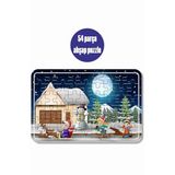 LİPYOS Noel Baba, Kardan Adam, Yılbaşı, Hediyelik 54 Parça Puzzle 54-1805