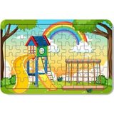 Lipyos Oyun Parkı 54 Parça Ahşap Puzzle
