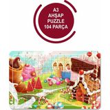 Lipyos Şeker, Meyve, Çikolatalı A3 104 Parça Puzzle, Oyuncak, Yapboz