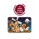 LİPYOS Sevimli Hayvanlar A3 104 Parça Puzzle, Oyuncak, Yapboz A3 1611