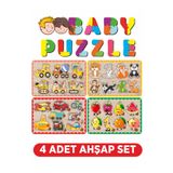 LİPYOS Sevimli Taşıtlar, Hayvanlar, Kepçe, Mikser, Meyveler Ahşap Bultak Set