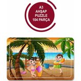 Lipyos Tatil Plaj A3 104 Parça Puzzle Oyuncak Yapboz